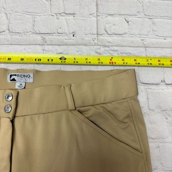 Dover Saddlery Riding Breeches Knee Patch Equestrian Pants Size 36 Beige C055 -5 - Picture 4 of 16